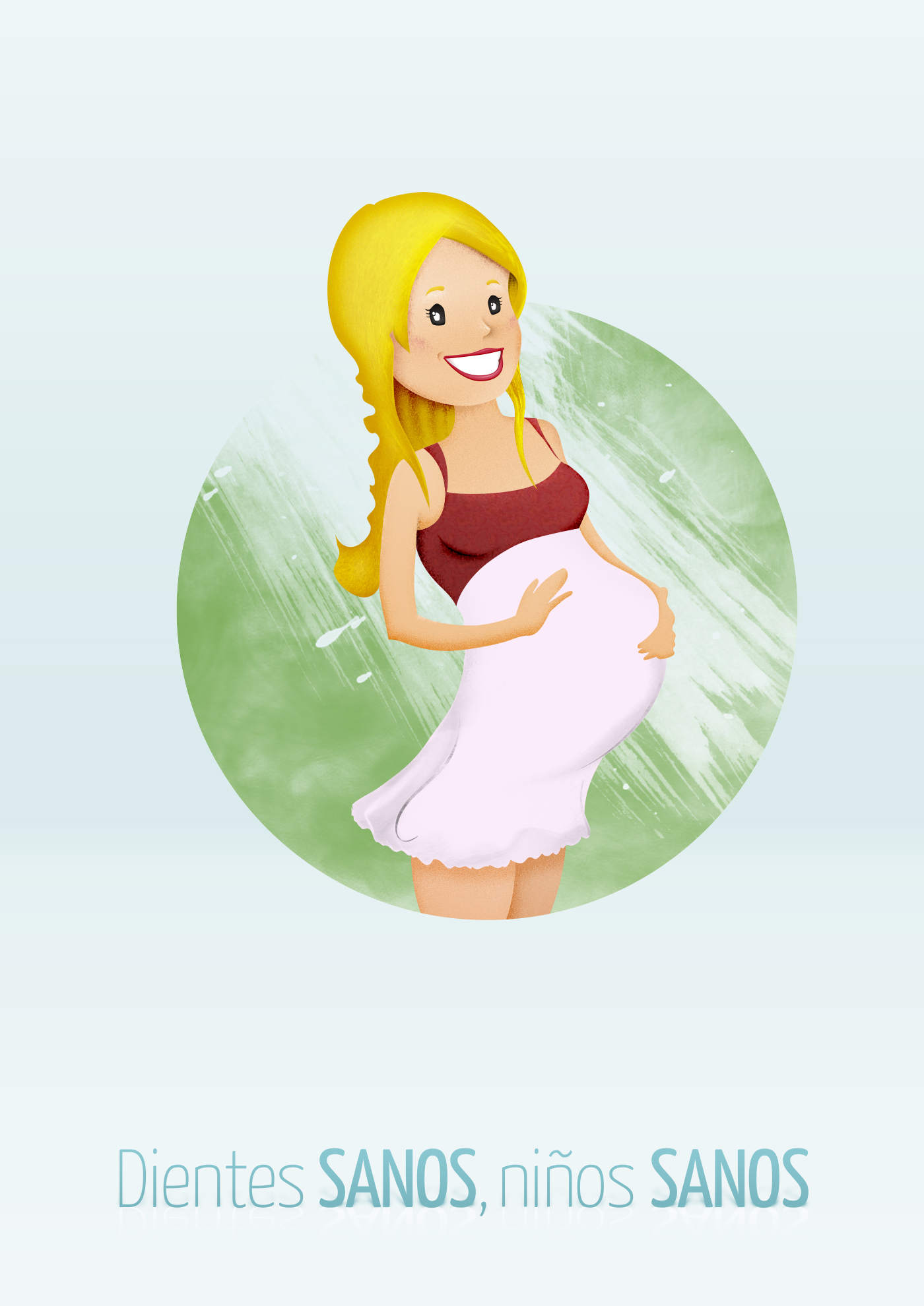 Ilustración Embarazada